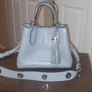 Michael Kors Brooklyn Small Leather Satchel